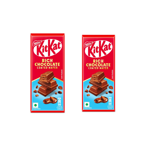 Kitkat Rich Chocolate Coated Wafer - 2 Pieces